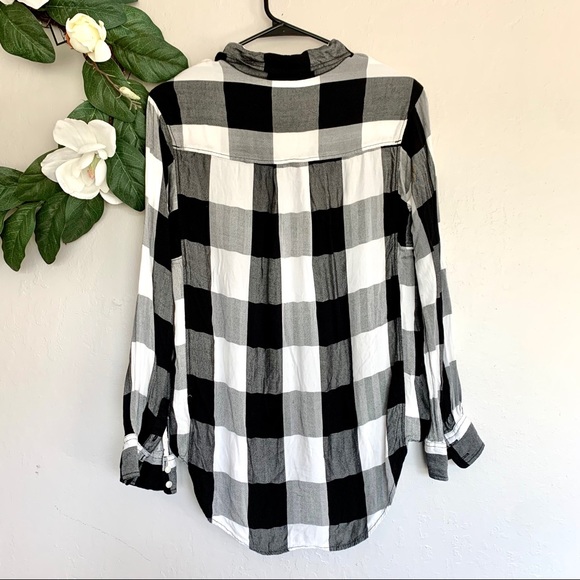 Stylus Kid’s Black Gingham Button Down Shirt XL - Picture 7 of 10